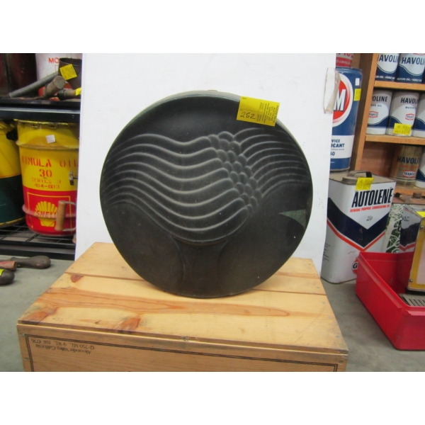 BLACK GLASS GAS TANK TOPPER