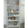 Image 1 : CABINET CONTENTS: TEST TUBES, BEAKERS, MISC. TESTING ITEMS, PETRI DISHES, ETC.