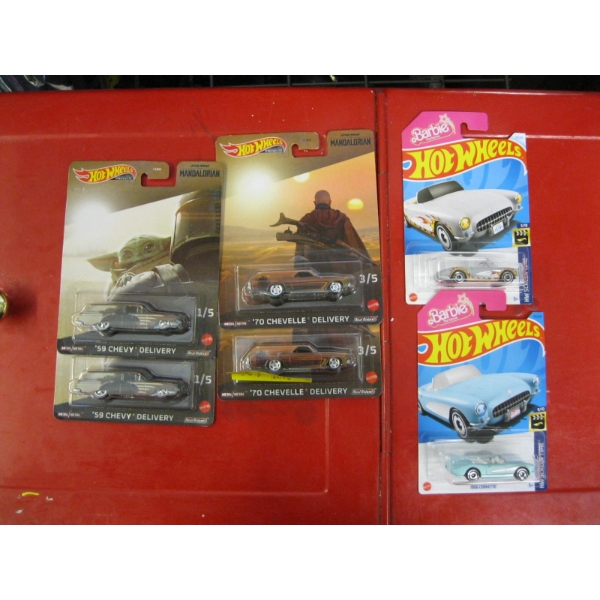 6 HOTWHEEL CARS