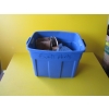 Image 9 : 2 BINS & BOX OF ASST. MOTORCYCLE PARTS