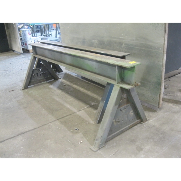 PAIR OF HEAVY DUTY 8' IBEAM SAWHORSES
