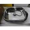 Image 5 : BOX OF MISC. ELECTRIC FRY PAN, SM. BOWLS, TENDERIZER, OVEN MITTS, ETC.