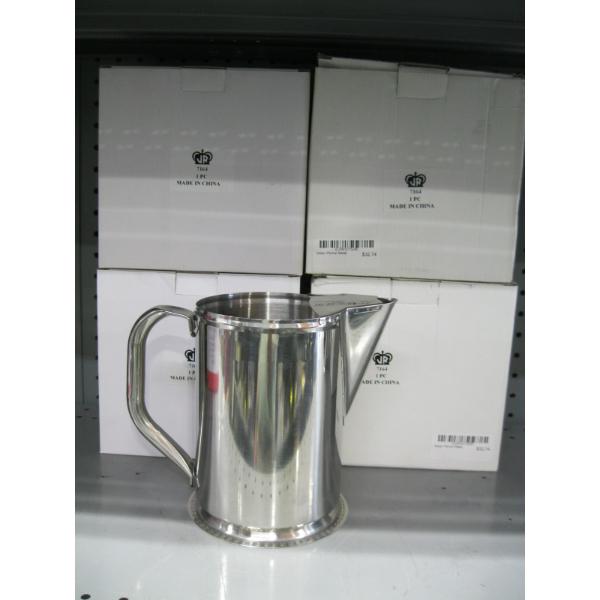 4 STAINLESS STEEL WATER PITCHERS