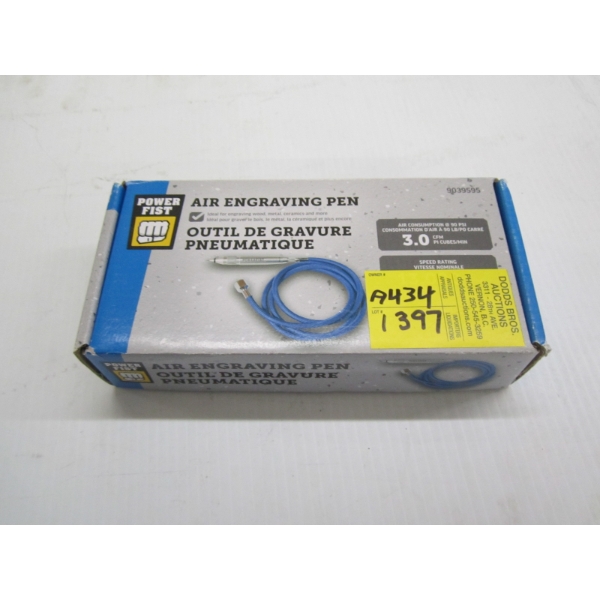 POWERFIST AIR ENGRAVER PEN IN BOX