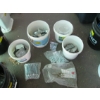 Image 1 : 4 PAILS OF HARDWARE, NUTS, BOLTS, ETC.