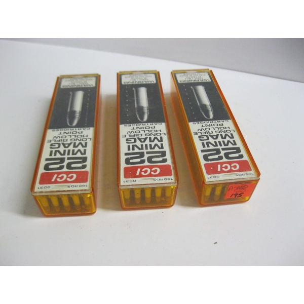 CCI 22 MINI MAG LONG RIFLE HOLLOW POINT|3X100 ROUNDS