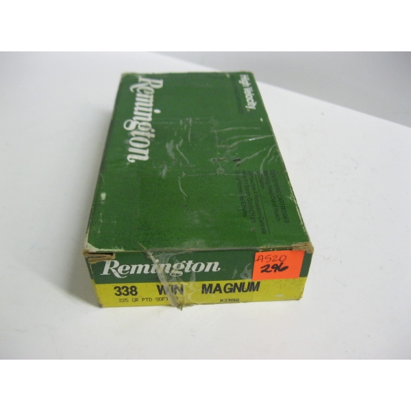 REMINGTON .338 WIN MAG 225GR PTD SOFT PT|1X20 CENTERFIRE CARTRIDGES
