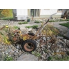 Image 2 : SELF PROPELLED GAS "AS IS" YARD ART TRACTOR W/PLOW