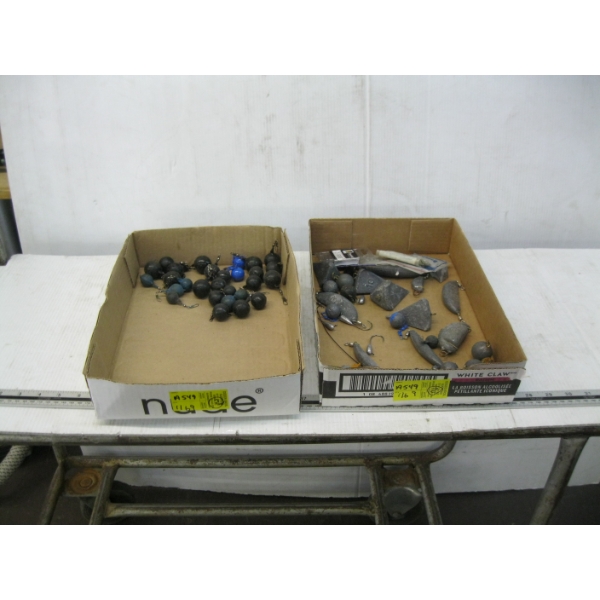 2 BOXES OF ASST. FISHING WEIGHTS