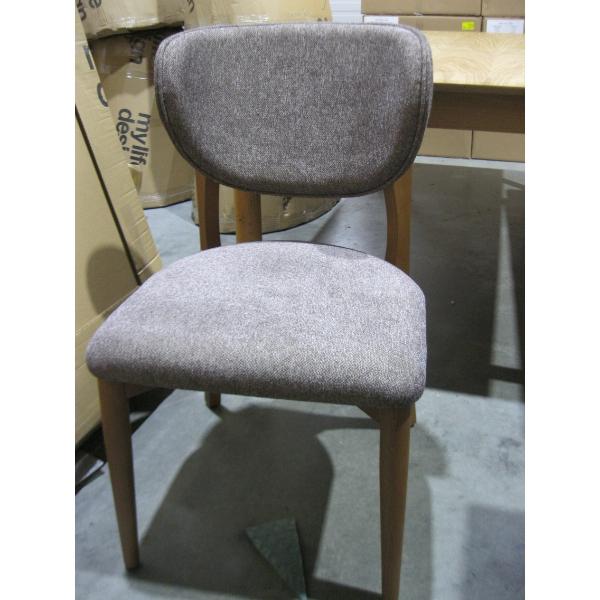 WOOD FRAMED DINING CHAIR