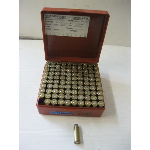 ORANGE CASE W/45REM MAG CARTRIDGES