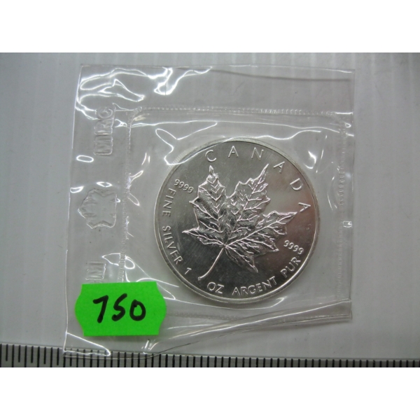 1989 1 OZ. .999 SILVER COIN (TAX EXEMPT)