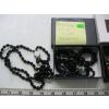 Image 2 : BLACK CRYSTAL NECKLACES, PINS, ETC.