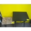 Image 3 : 2 SM. WOODEN TOP TABLES