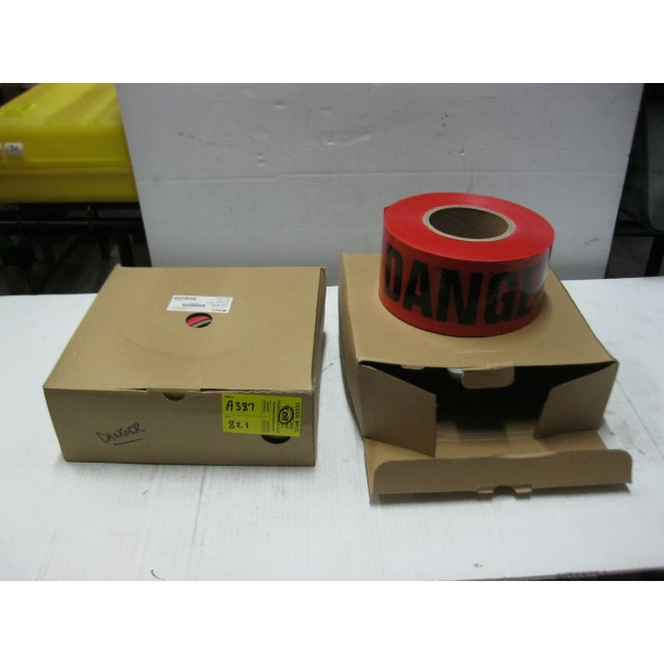2 NEW ROLLS OF DANGER TAPE
