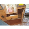 Image 2 : DECORATIVE WOODEN TABLE TOP CABINET, FIGURINE, DICTIONARY, BOOKS, ETC.
