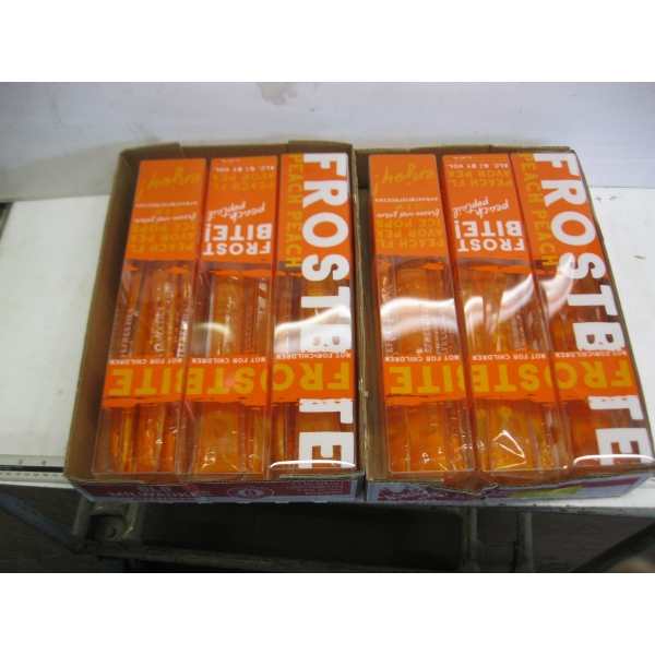 2 FLATS OF 3 PEACH VODKA FREEZIES