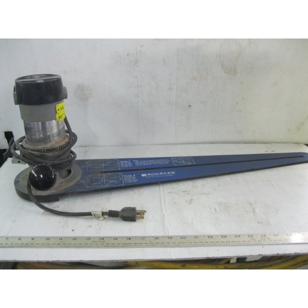 PORTER CABLE ROUTER W/WORKING JIG