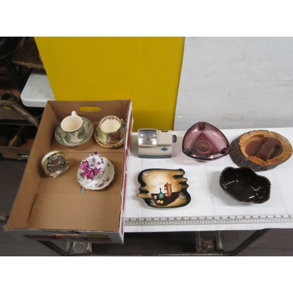 MISC. SLIDE VIEWER, TEACUPS, ETC.
