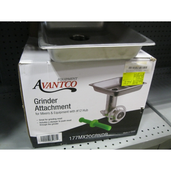 AVANTCO GRINDER ATTACHMENT - #12 HUB