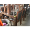 Image 1 : DINING TABLE W/8 CHAIRS & A HALL TABLE