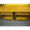 Image 1 : PAIR OF PINE SINGLE DRAWER NIGHTSTANDS