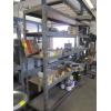 Image 1 : HEAVY DUTY METAL & WOOD SHELF UNIT ON CASTORS
