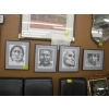 Image 1 : 4 FRAMED NATIVE CHIEF PRINTS