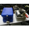 Image 1 : MISC. CAMPING ACCESS.: PROPANE HEATER & STOVE, COFFEE POT, HATCHET, ETC.