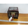 Image 1 : KOREAN MOTHER OF PEARL LACQUERWARE JEWELLERY BOX W/KEY