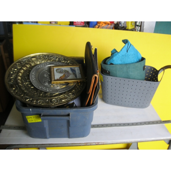 MISC. BRASS PLAQUE, STICKERS, ETC.