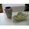 Image 1 : MCM DECORATIVE ITALIAN DISH & GERMAN VASE