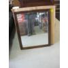 Image 1 : HEAVY ANTIQUE WOOD FRAMED MIRROR