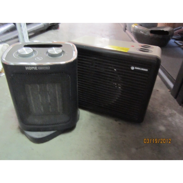 2 ELECTRIC HEATERS
