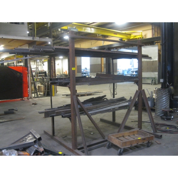 RACK OF STEEL W/RACK