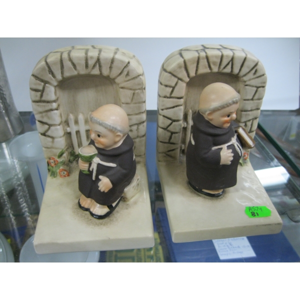 PAIR OF GOEBEL BOOKENDS