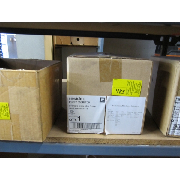 RESIDEO HYDRONIC CIRCULATOR PUMP, CHECK VALVE INCLUDED
