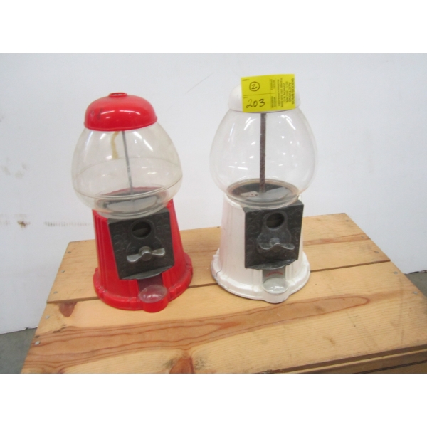 2 GUMBALL MACHINES