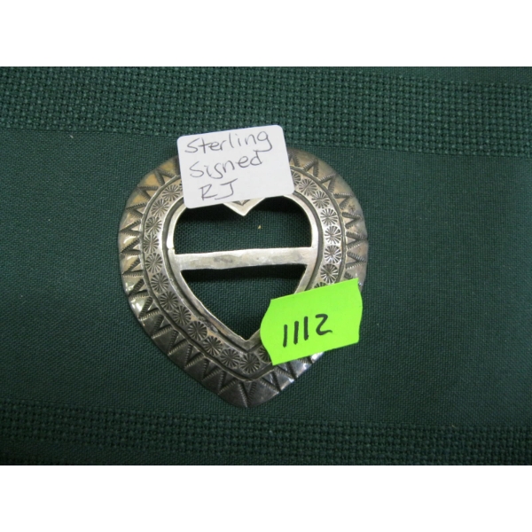 STERLING HEART, SIGNED RJ