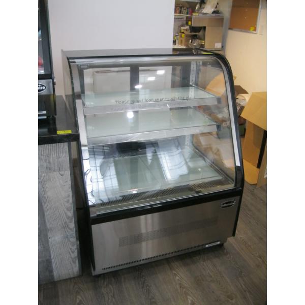 SUTTONAIRE 35 1/2" CURVED GLASS DISPLAY COOLER