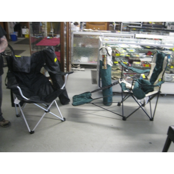 4 FOLDING CAMPING CHAIRS