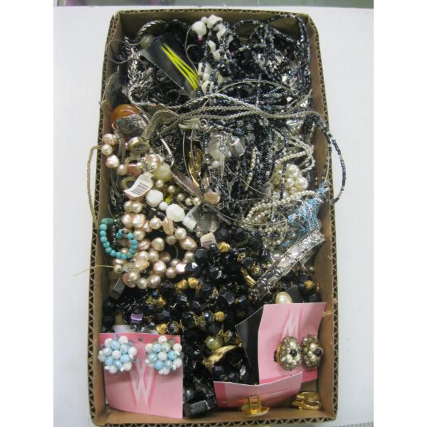 FLAT OF COSTUME JEWELLERY