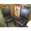 Image 3 : SM. ROUND DINETTE TABLE W/2 UPHOLSTERED CHAIRS
