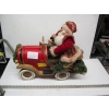 Image 2 : LG. SANTA DRIVING CAR - KURT ADLER ANTIQUE ROADSTER
