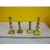 Image 1 : 2 SETS OF BRASS CANDLESTICKS