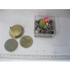 Image 4 : AUTO OIL/GAS CARDS, PRESTO BURGER COOKER, VINTAGE KEYS/RINGS, RARE BALL BEARING CLOCK - NEEDS REPAIR