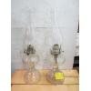 Image 1 : 2 OIL LANTERNS W/CHIMNEYS