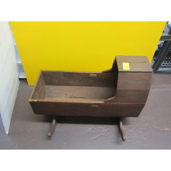 1800s SWEDISH BABY CRADLE