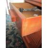 Image 2 : SOLID MAPLE 7 DRAWER DESK W/BENCH