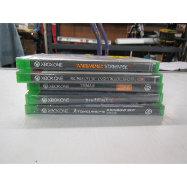 5 NEW XBOX 1 GAMES